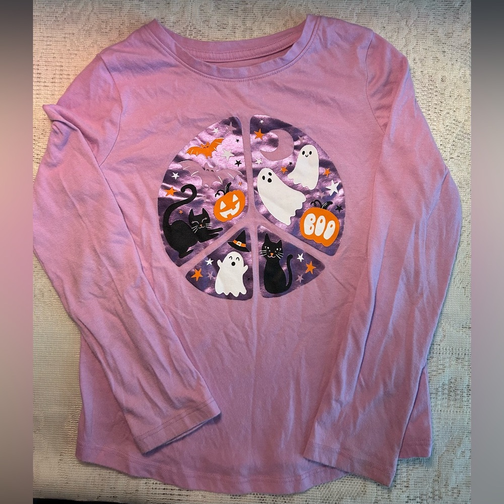 5 for &25 - Jumping Beans Lavender Halloween Long Sleeve Tee